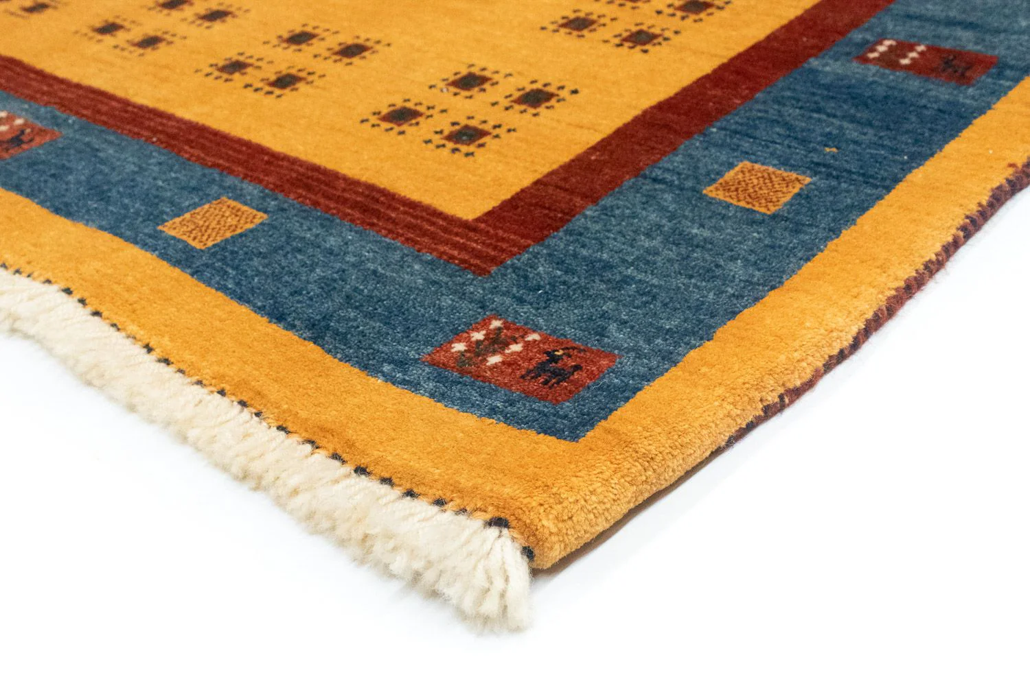 Gabbeh Teppich - Perser 194 x 103 cm - gold - Image 2