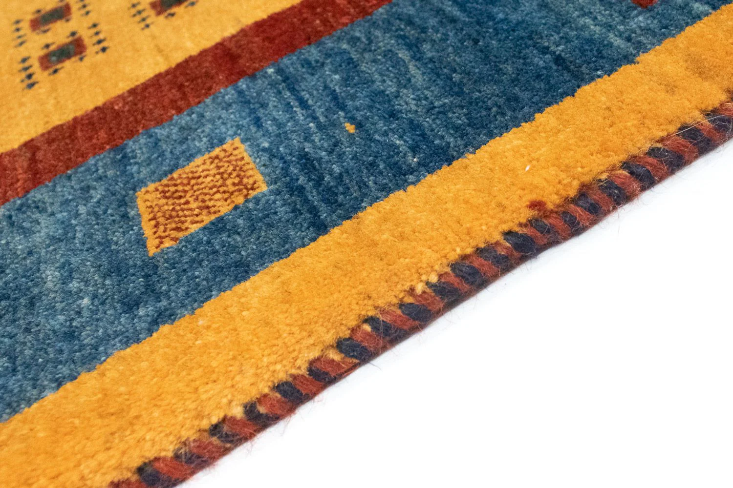 Gabbeh Teppich - Perser 194 x 103 cm - gold - Image 3