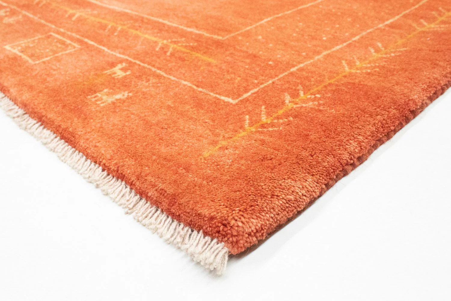 Gabbeh Teppich - Perser 202 x 151 cm - rost - Image 2