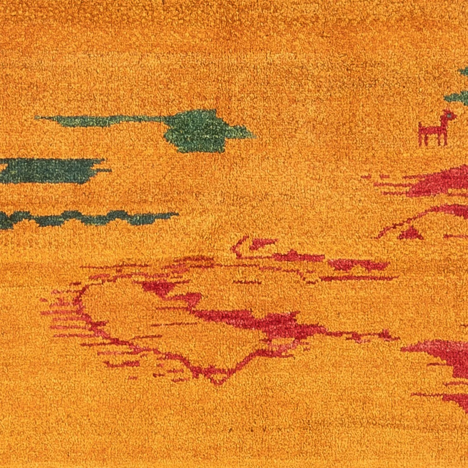 Gabbeh Persisch Teppich 207x163cm - Perserteppich Wollteppich - Image 2