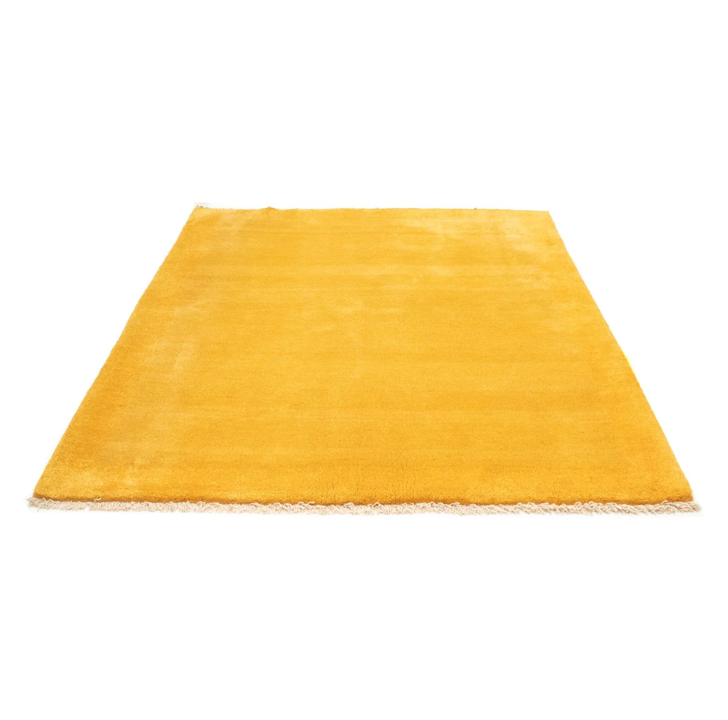 Gabbeh Teppich - Perser 208 x 178 cm - gold - Image 5