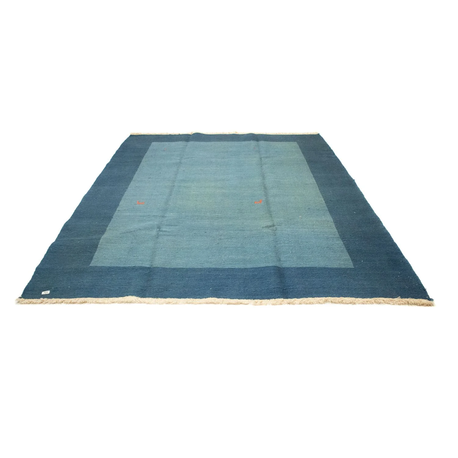 Gabbeh Teppich - Perser 270 x 214 cm - seeblau - Image 4