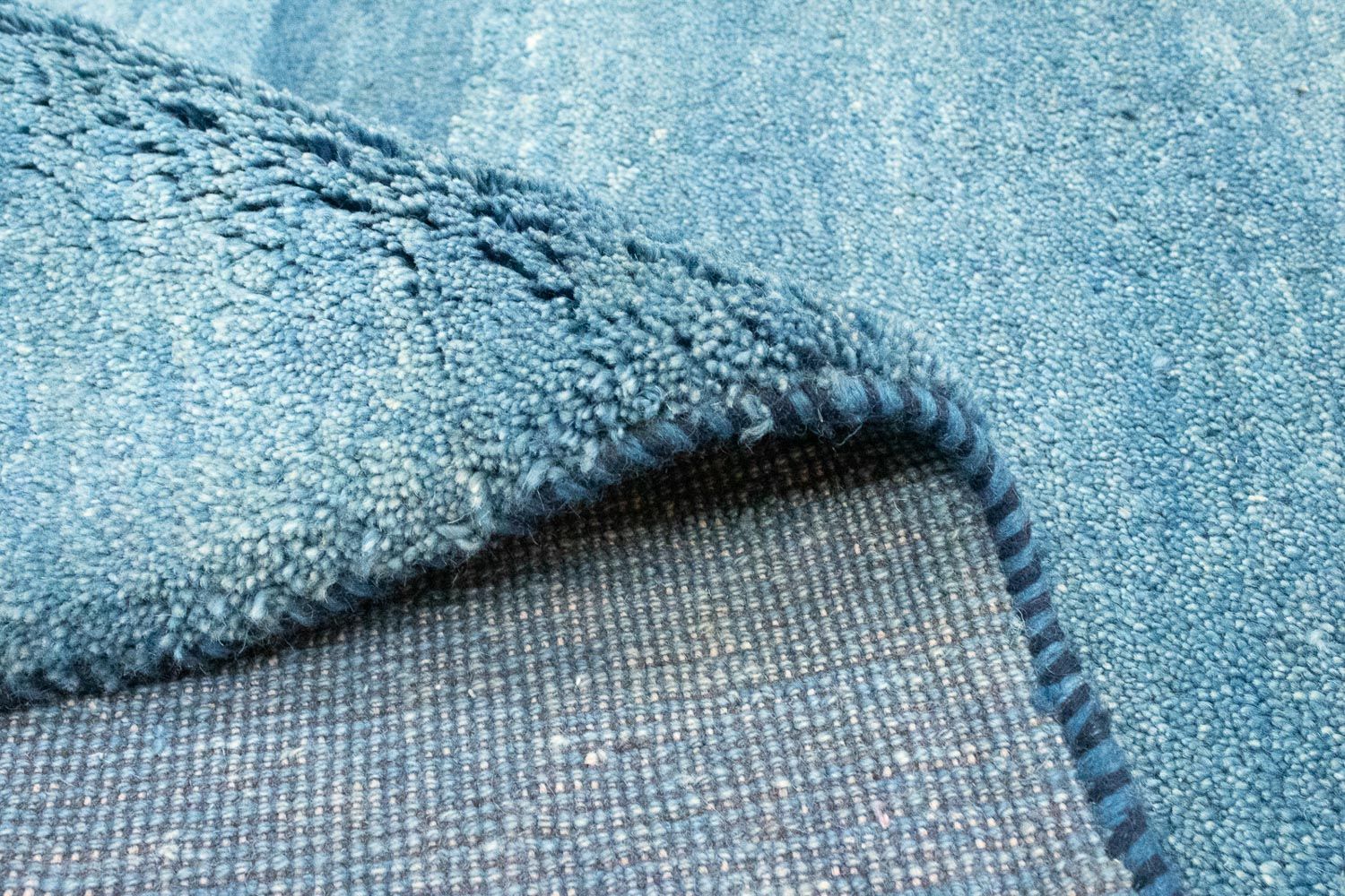 Gabbeh Teppich - Perser 343 x 267 cm - blau - Image 4