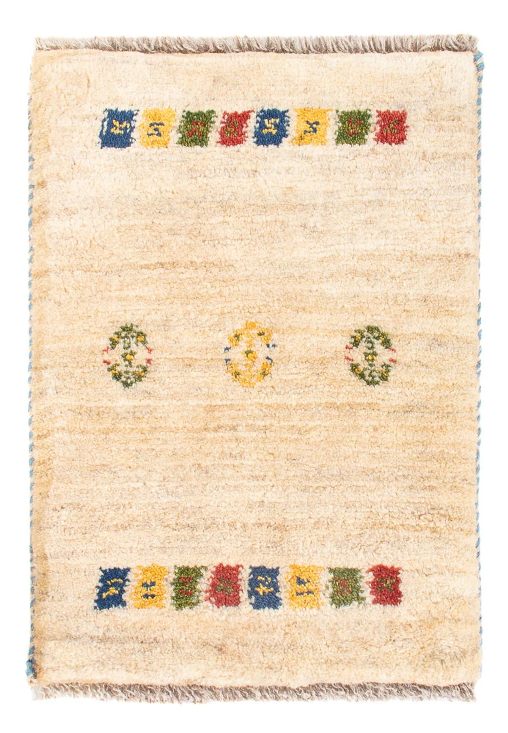 Gabbeh Persisch Teppich 60x40cm - Perserteppich Wollteppich