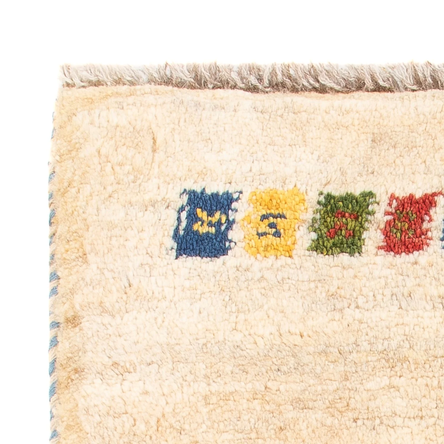 Gabbeh Persisch Teppich 60x40cm - Perserteppich Wollteppich - Image 3