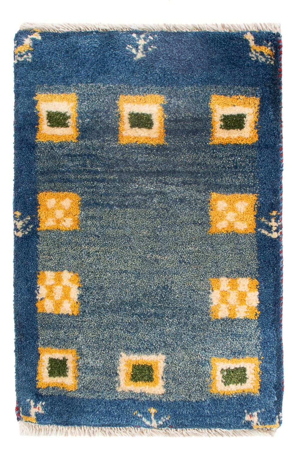 Gabbeh Persisch Teppich 60x40cm - Perserteppich Wollteppich