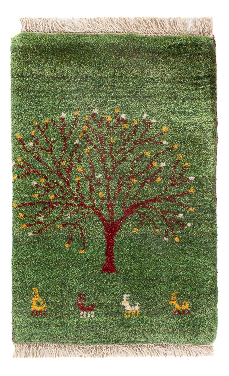 Gabbeh Persisch Teppich 60x40cm - Perserteppich Wollteppich