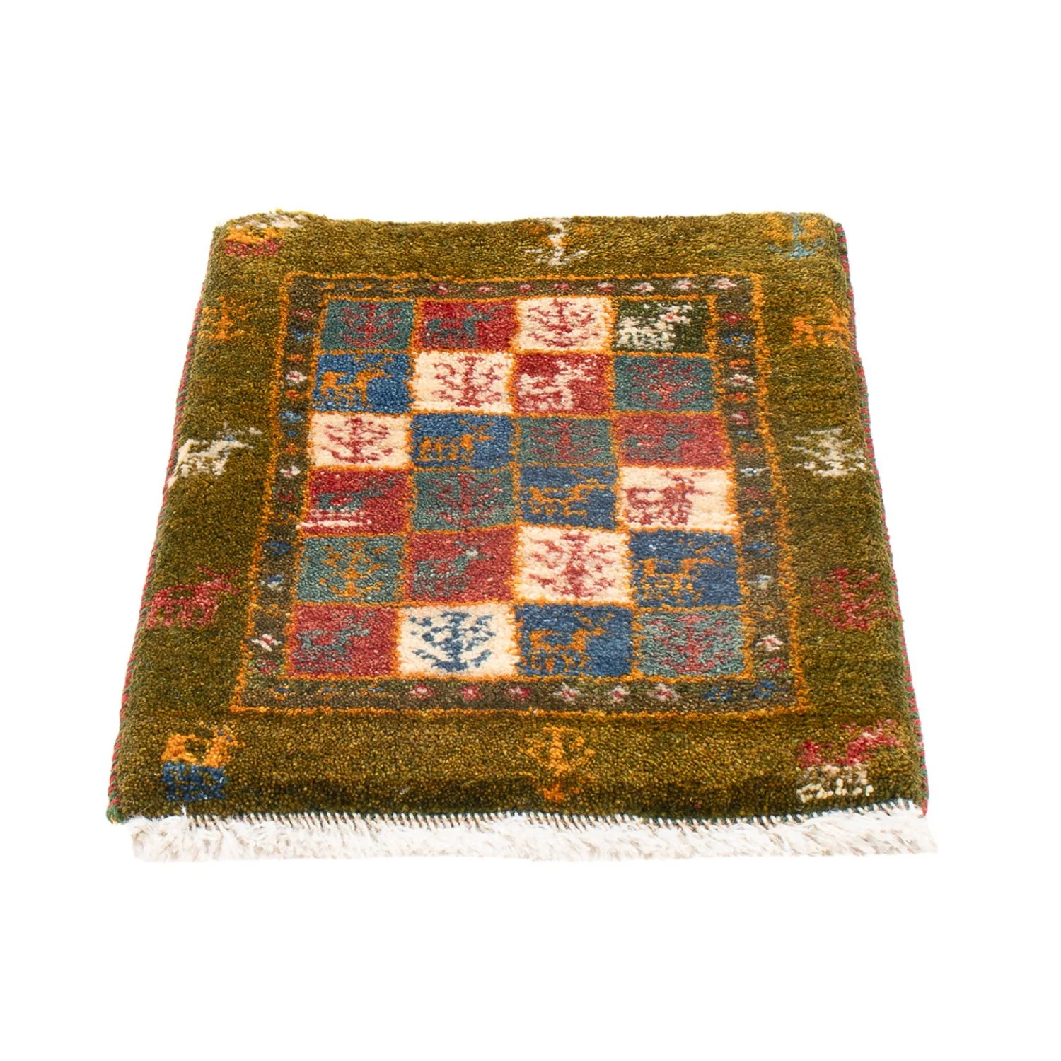 Gabbeh Persisch Teppich 60x40cm - Perserteppich Wollteppich - Image 4