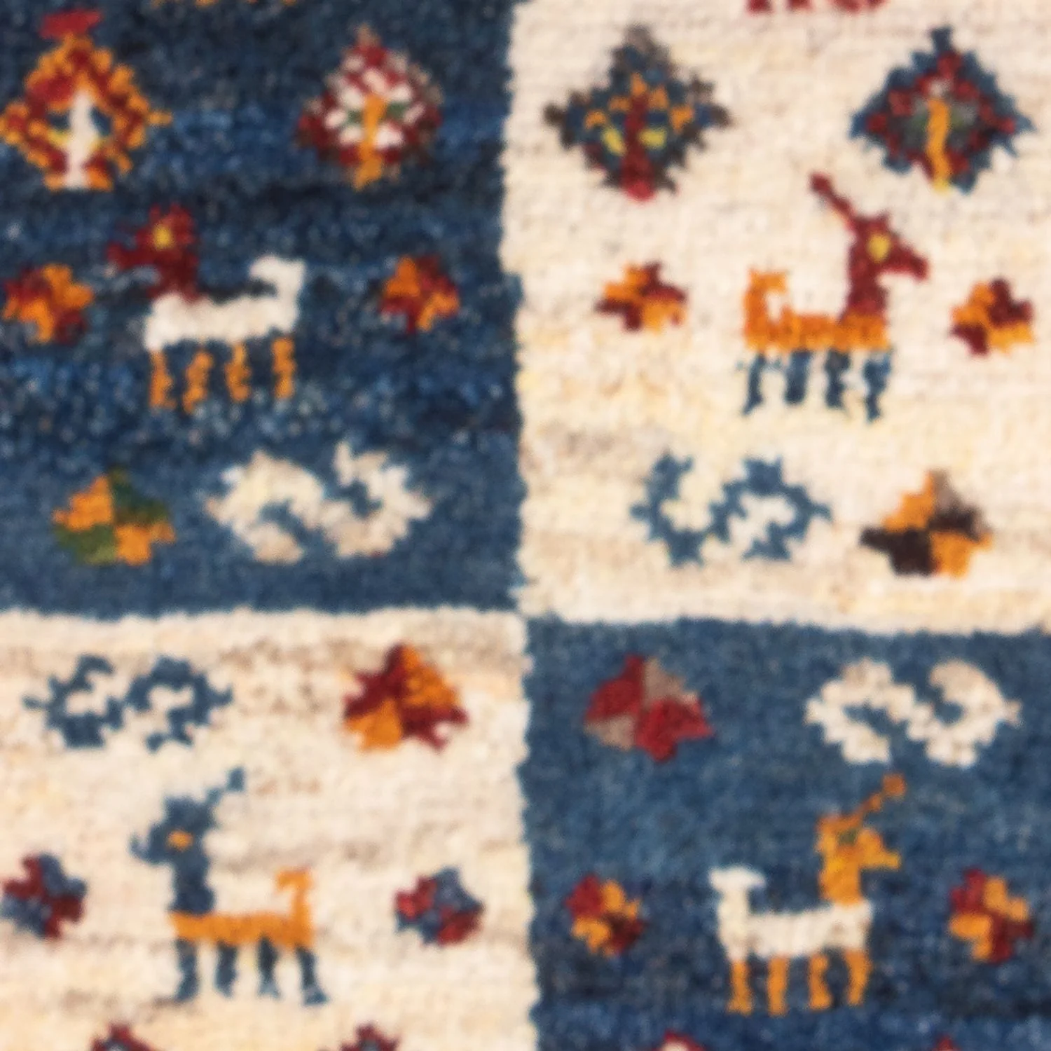 Gabbeh Teppich - Perser - 60 x 40 cm - mehrfarbig - Image 2