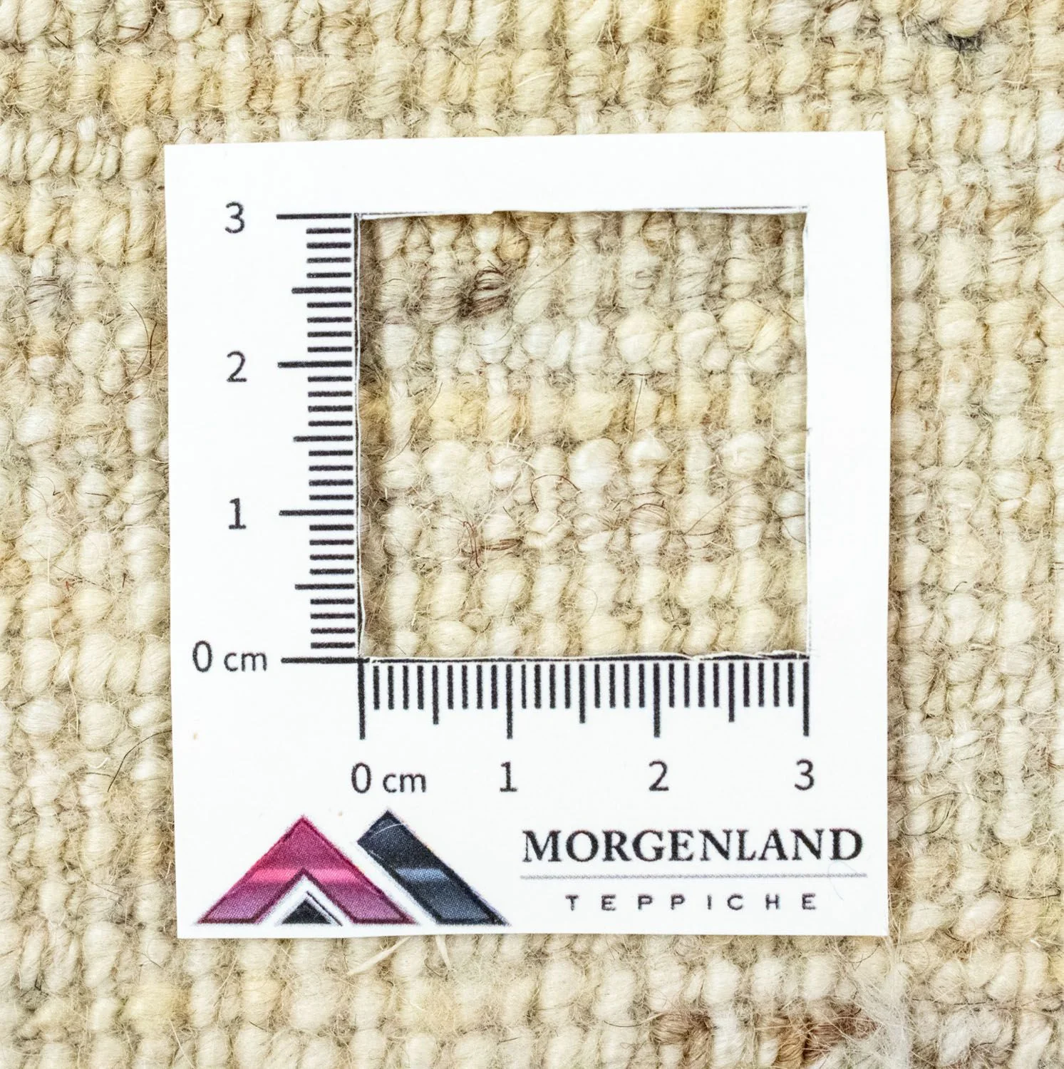 Gabbeh Teppich - Perser 60 x 40 cm - beige - Image 6