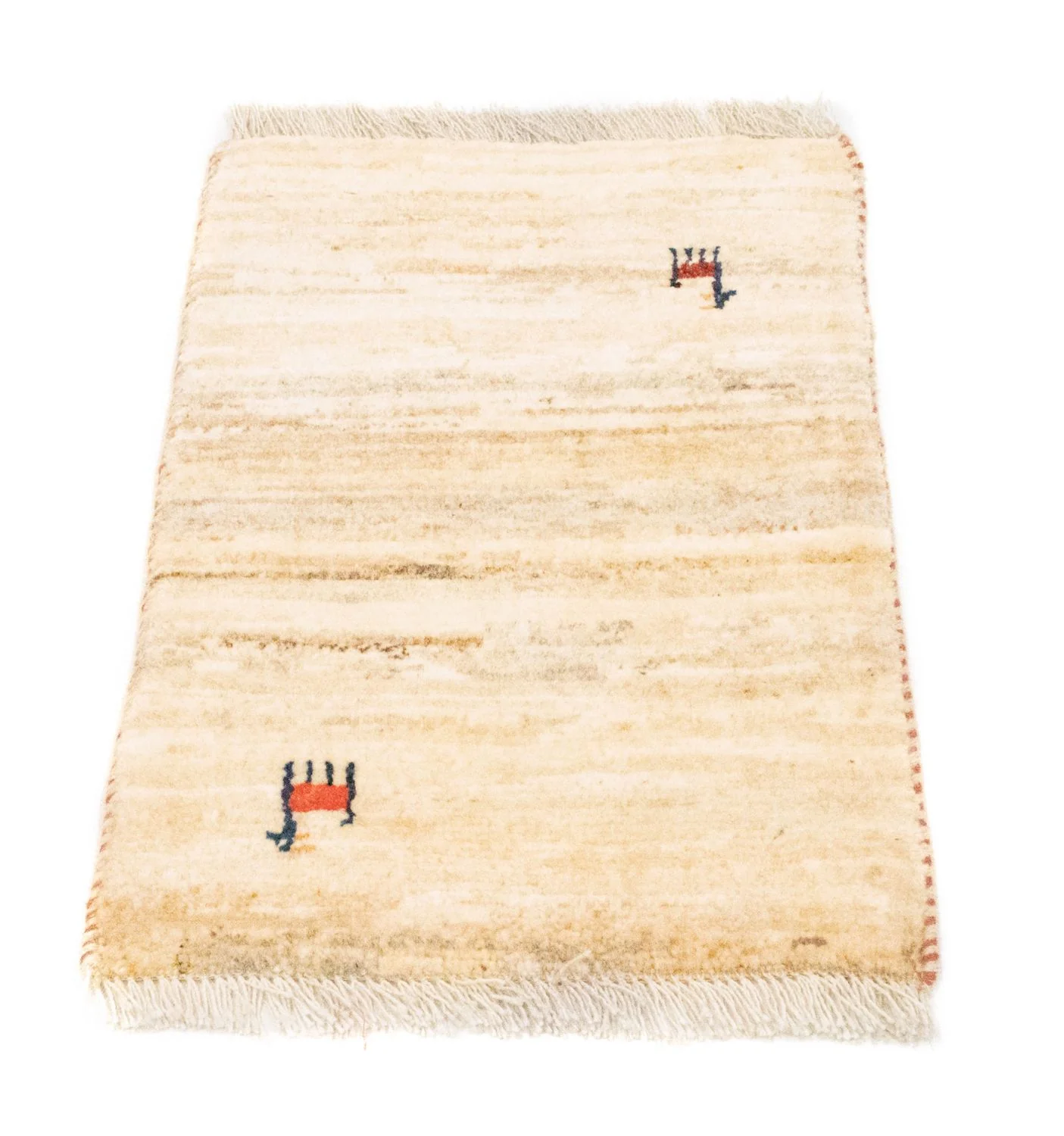 Gabbeh Teppich - Perser 60 x 40 cm - beige - Image 5