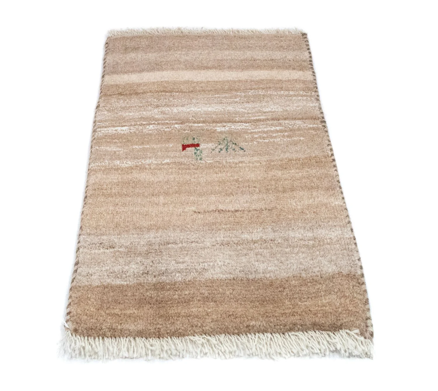 Gabbeh Teppich - Perser 60 x 40 cm - beige - Image 5
