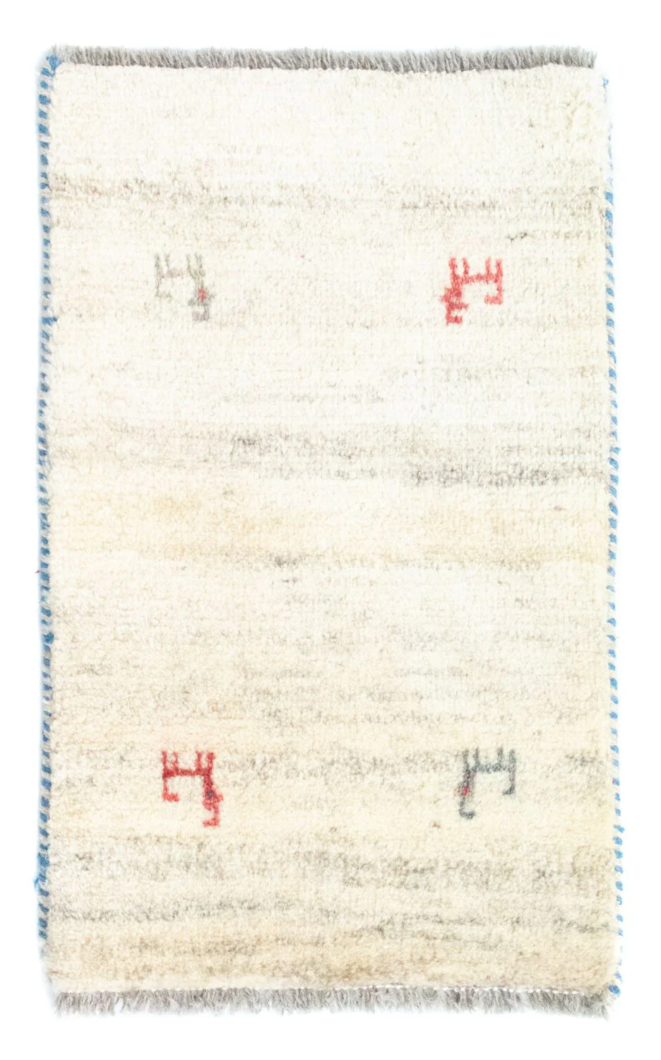 Gabbeh Teppich - Perser 60 x 40 cm - mehrfarbig