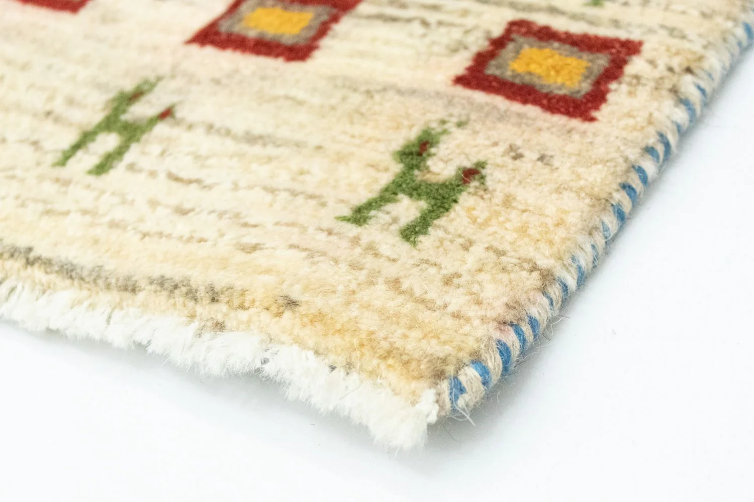 Gabbeh Persisch Teppich 60x40cm - Perserteppich Wollteppich - Image 2