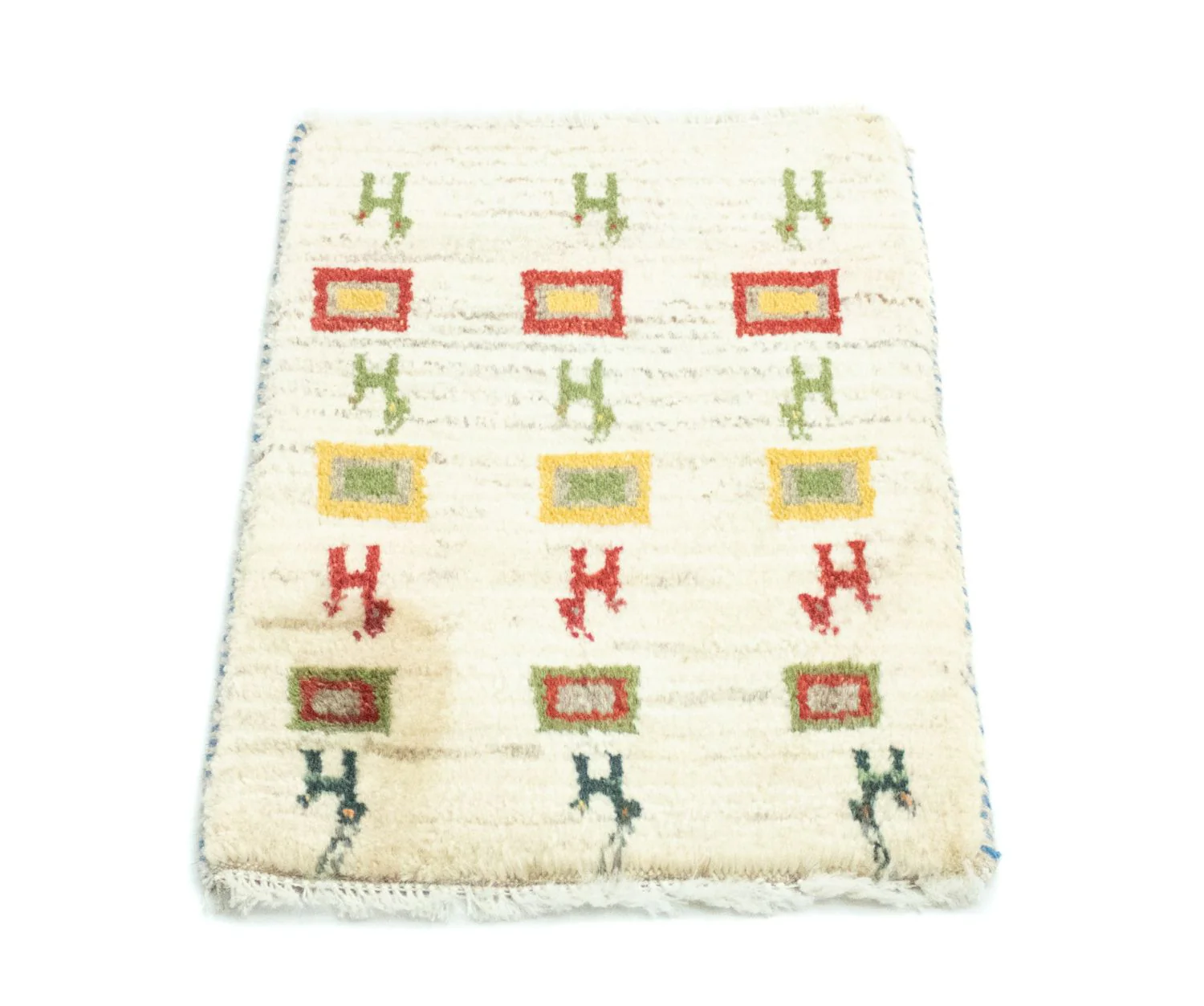 Gabbeh Persisch Teppich 60x40cm - Perserteppich Wollteppich - Image 4