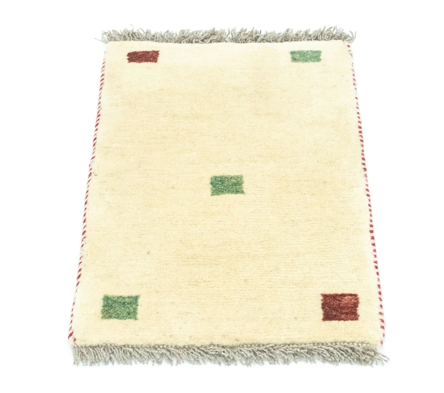 Gabbeh Teppich - Perser 60 x 40 cm - beige - Image 4