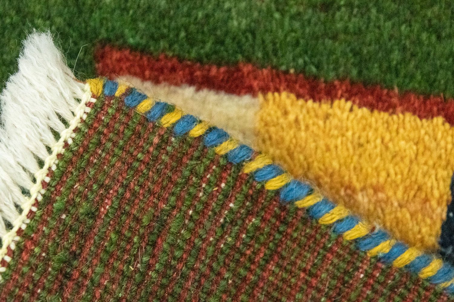 Gabbeh Teppich - Perser 60 x 40 cm - grün - Image 3