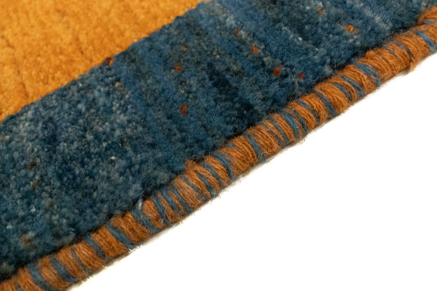 Gabbeh Teppich - Perser 85 x 64 cm - gold - Image 2