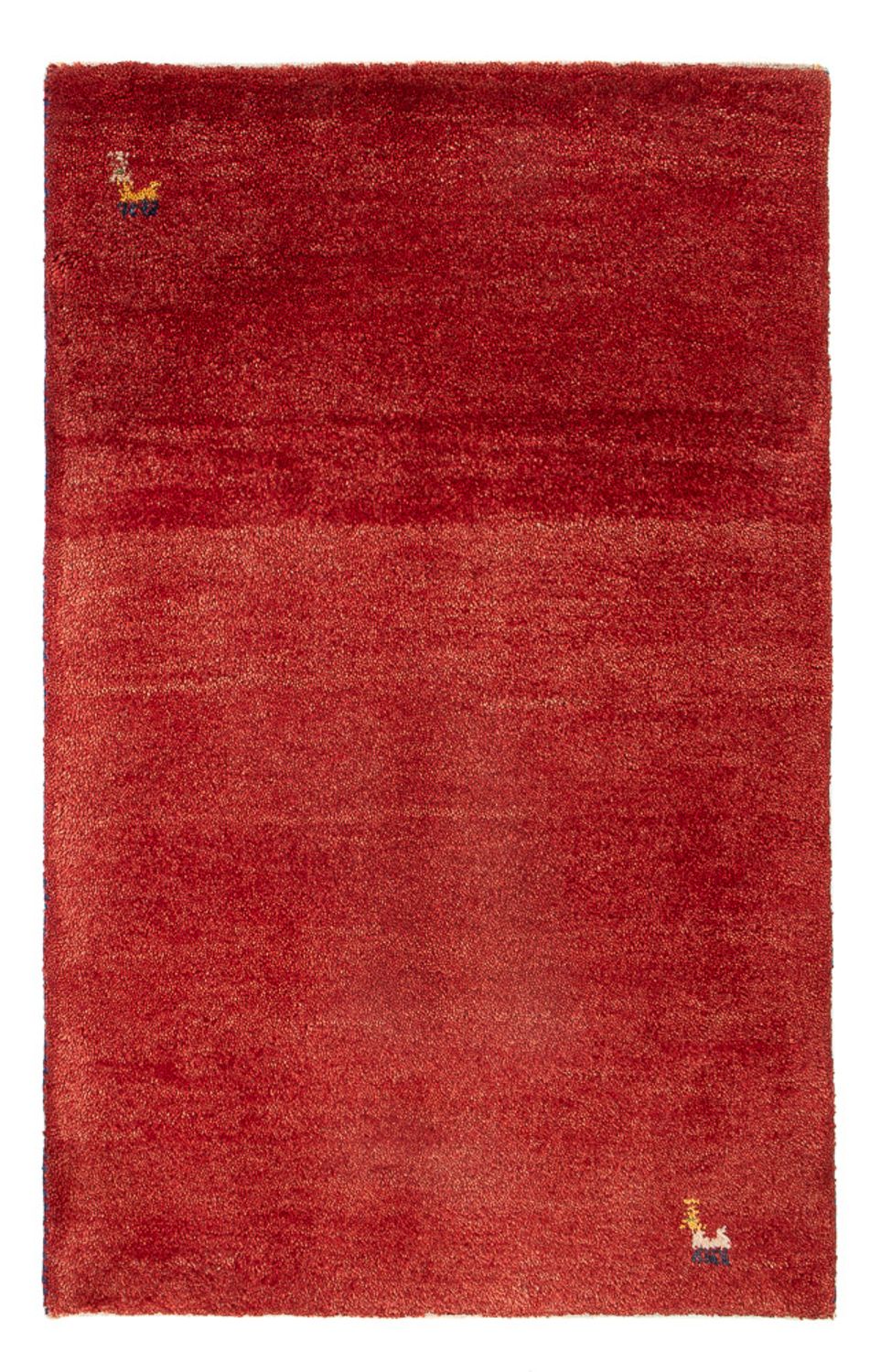 Gabbeh Persisch Teppich 90x62cm - Perserteppich Wollteppich