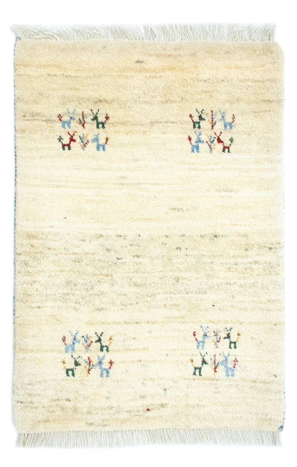 Gabbeh Teppich - Perser 90 x 64 cm - mehrfarbig