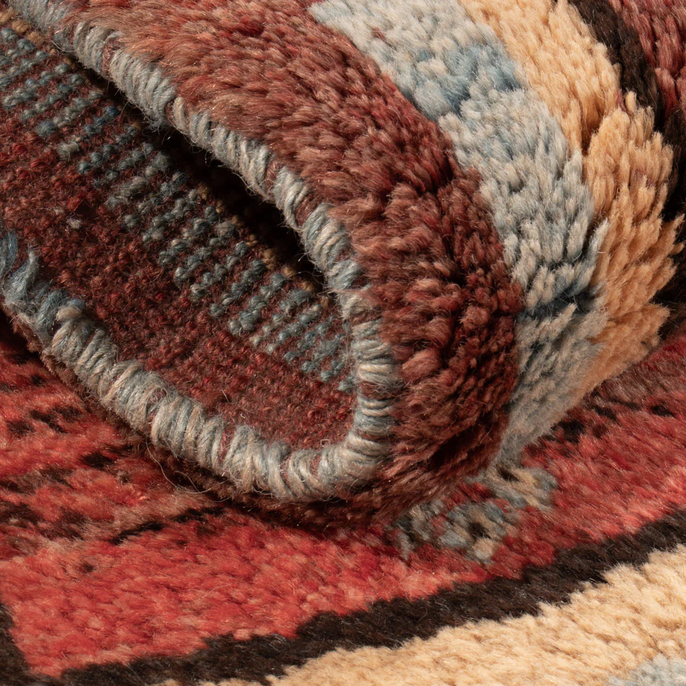 Gabbeh Persisch Teppich 100x93cm - Perserteppich Wollteppich - Image 4