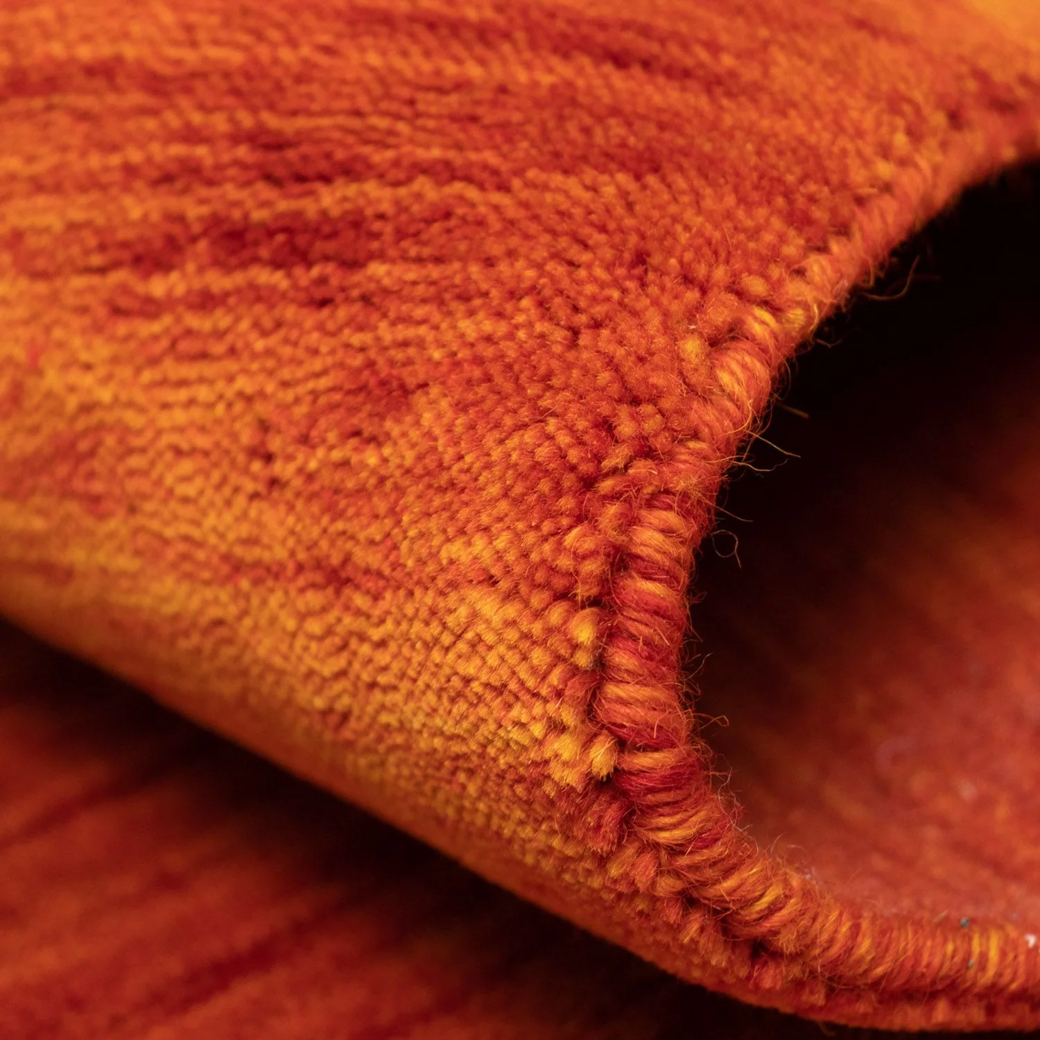 Gabbeh Teppich - Softy 200 x 140 cm - orange - Image 3
