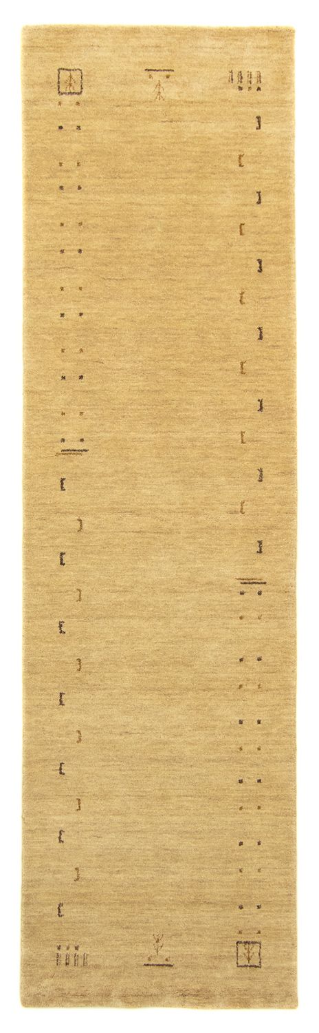 Gabbeh Teppich - Softy 240 x 80 cm - hellbraun