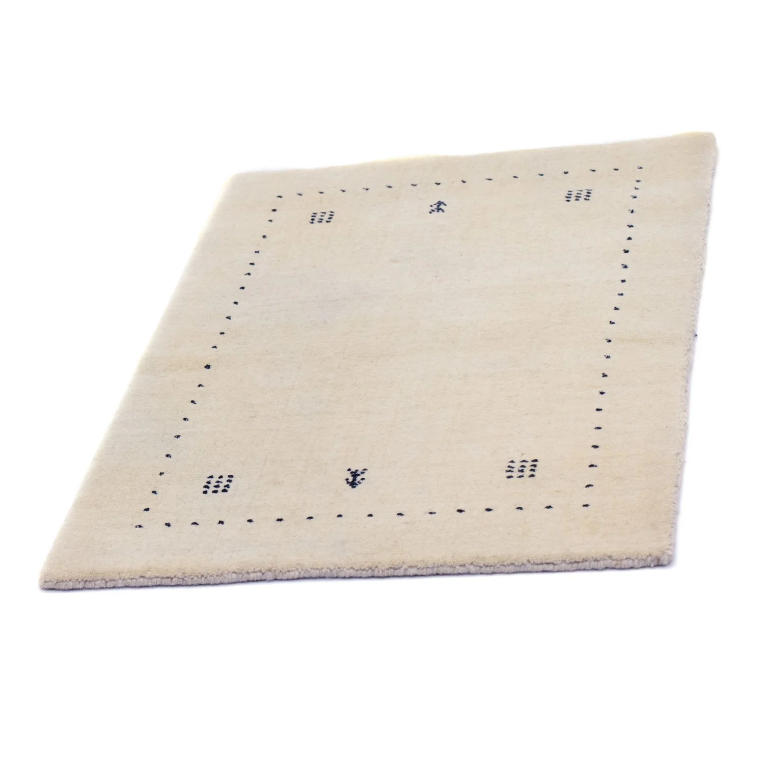 Gabbeh Teppich - Softy 90 x 60 cm - naturweiß - Image 4