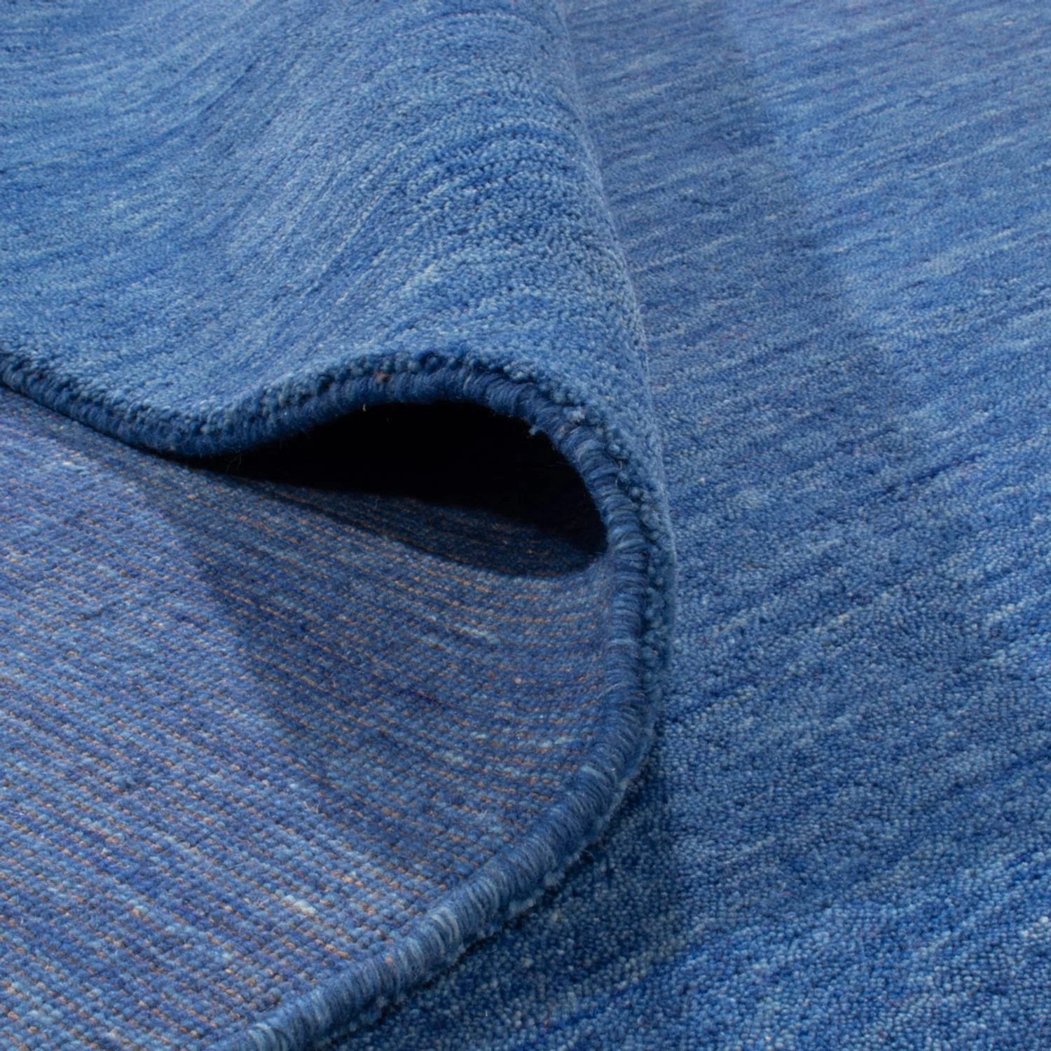 Gabbeh Teppich - Softy quadratisch - 250 x 250 cm - blau - Image 6