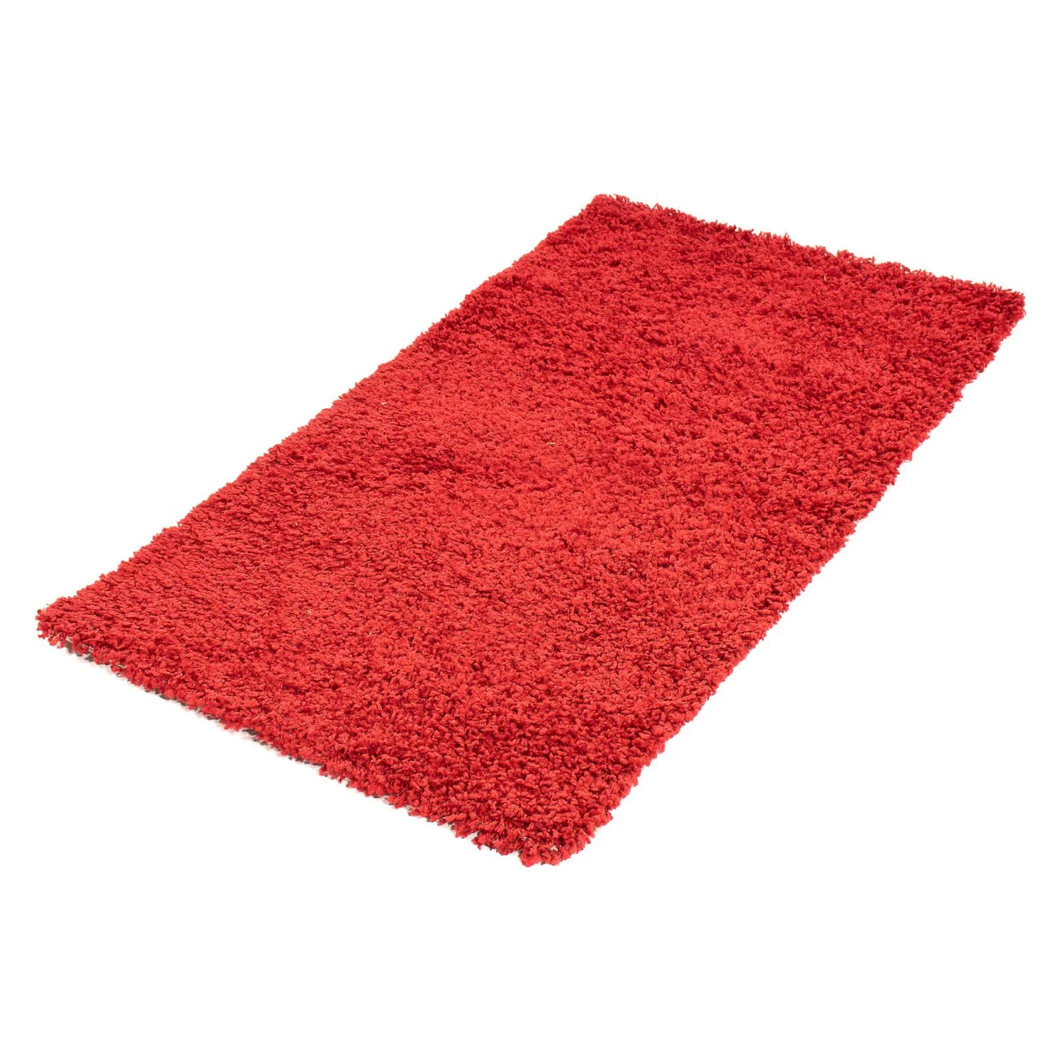 Hochflor Teppich 110 x 60 cm - rot - Image 4