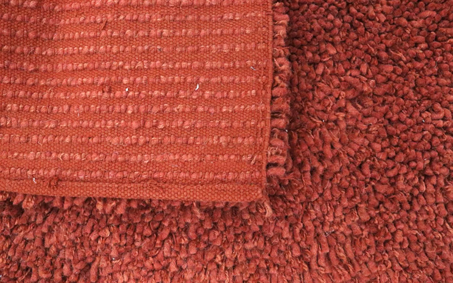 Hochflor Teppich 215 x 155 cm - rost - Image 3