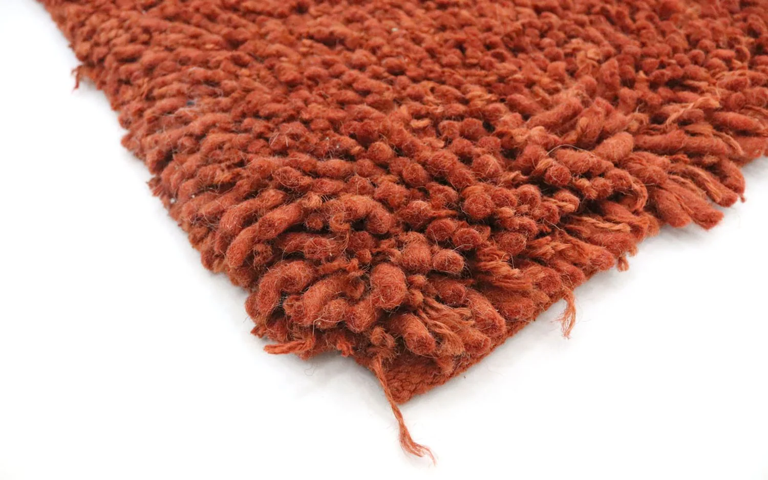 Hochflor Teppich 215 x 155 cm - rost - Image 5