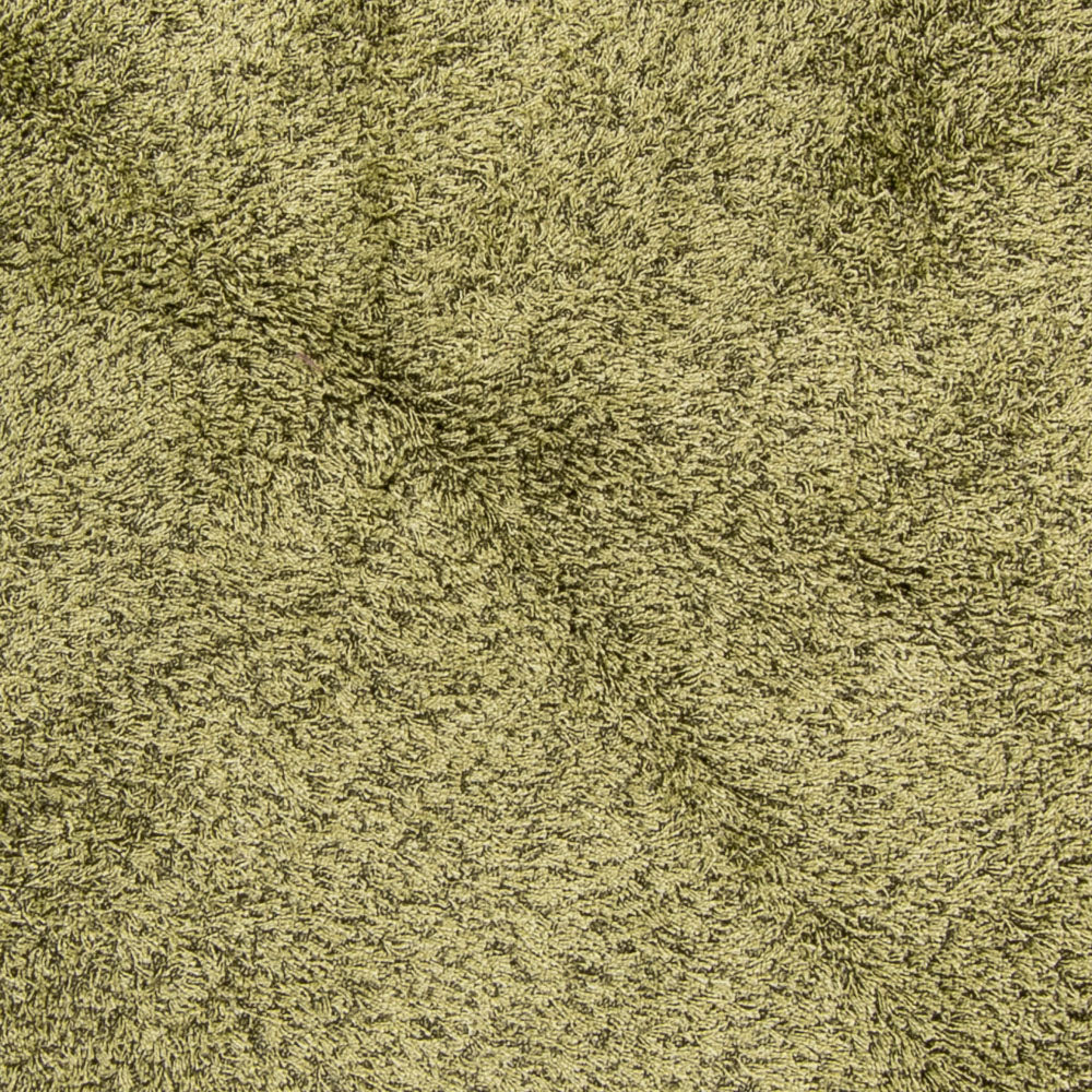 Hochflor Teppich rund - 200 x 200 cm - olivgrün - Image 2