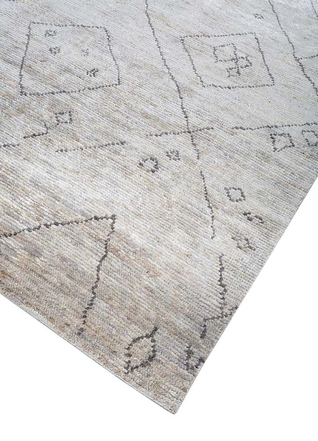 Juteteppich - 300 x 240 cm - weiß - Image 2