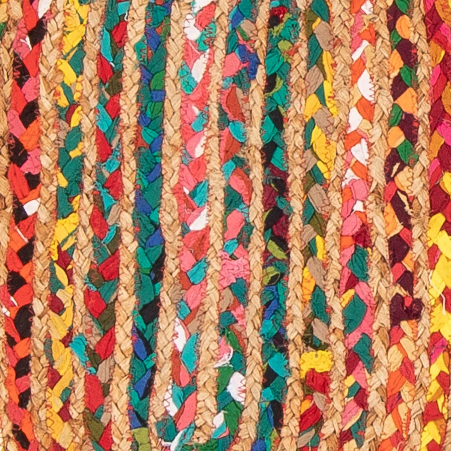 Juteteppich oval - 91 x 61 cm - mehrfarbig - Image 2