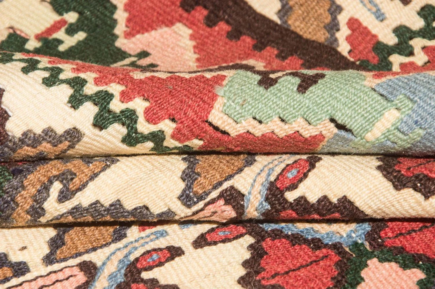 Kelim Teppich Old 143x119cm - Image 6