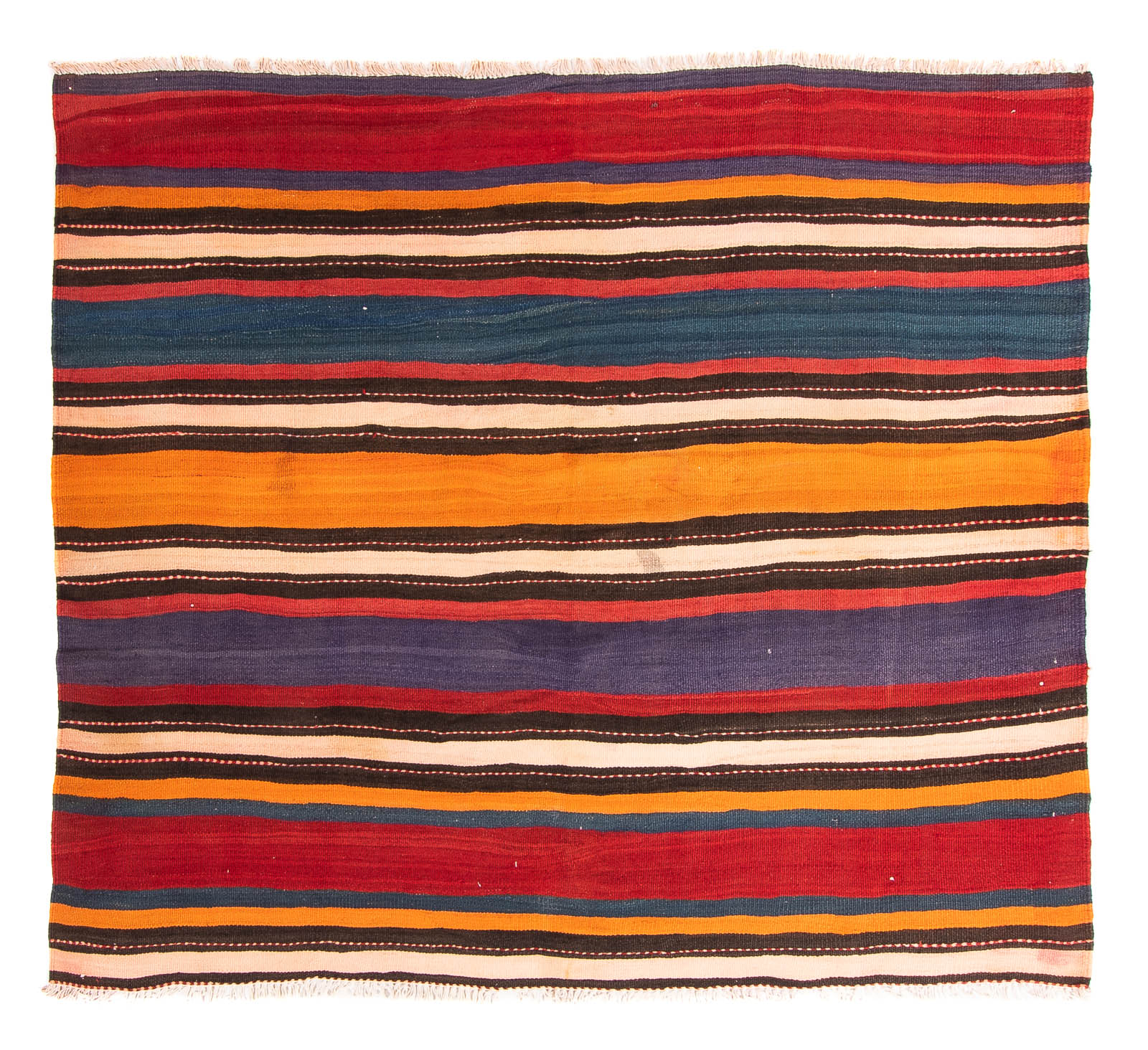 Kelim Teppich - Old 165 x 200 cm - mehrfarbig
