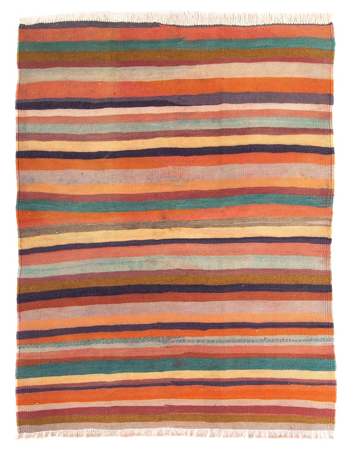 Kelim Teppich - Old 170 x 140 cm - mehrfarbig