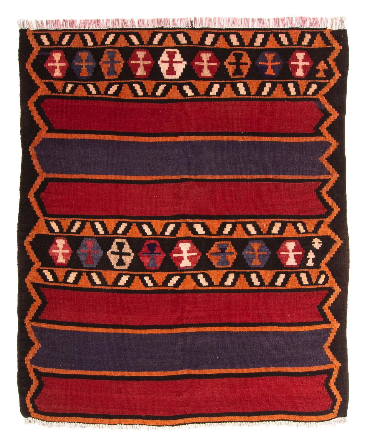 Kelim Teppich - Old 180 x 145 cm - mehrfarbig