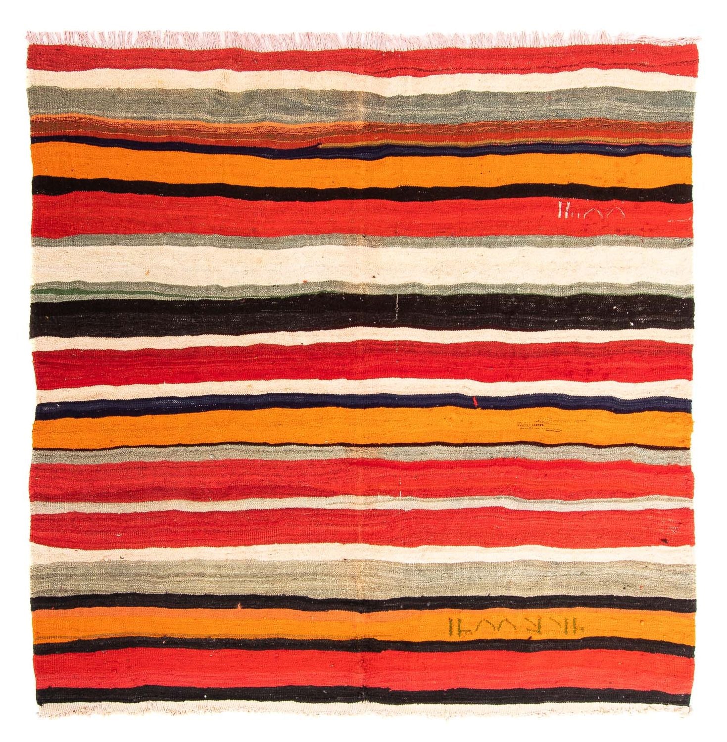 Kelim Teppich - Old 180 x 190 cm - mehrfarbig