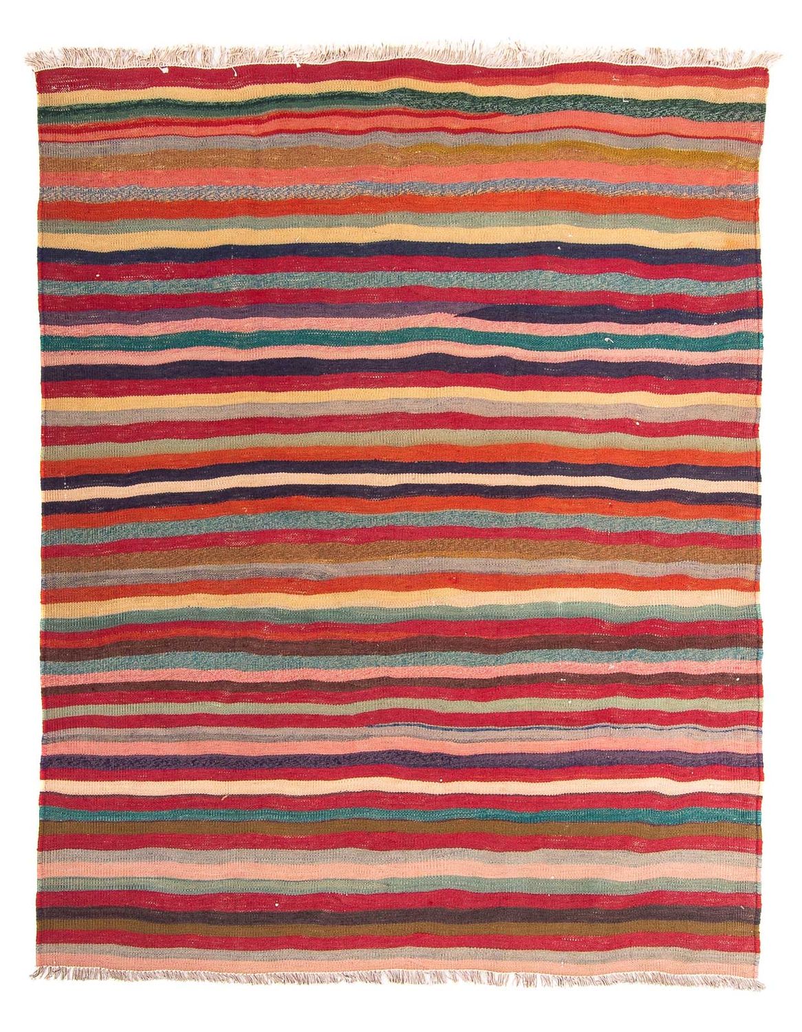 Kelim Teppich - Old 190 x 145 cm - mehrfarbig