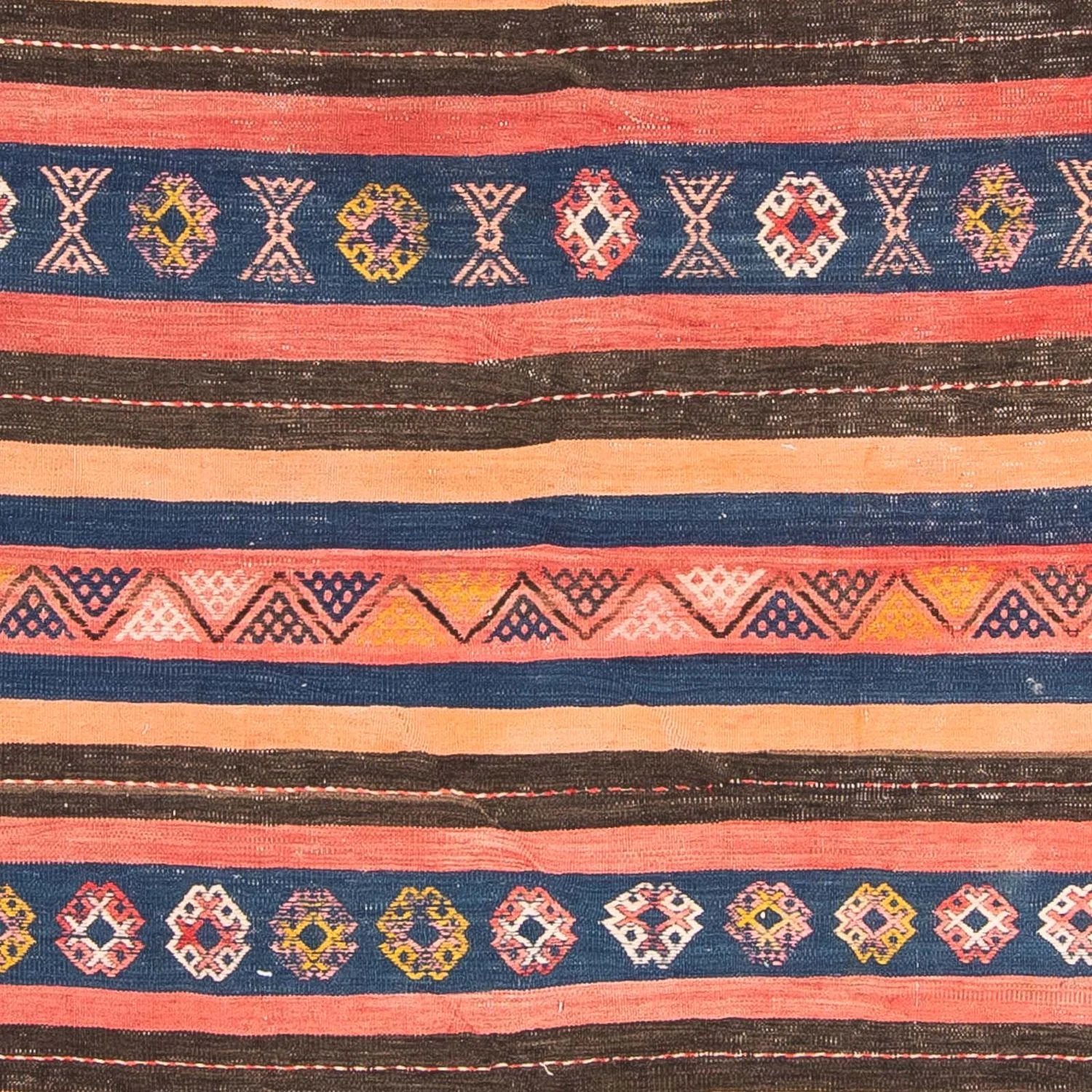 Kelim Teppich - Old 220 x 155 cm - mehrfarbig - Image 2