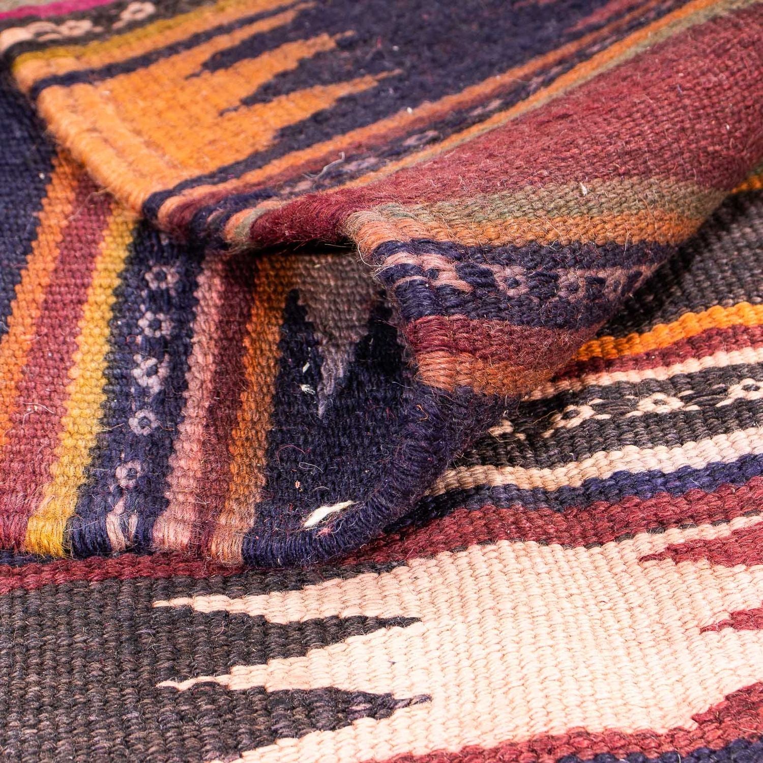 Kelim Teppich - Old 260 x 195 cm - mehrfarbig - Image 4