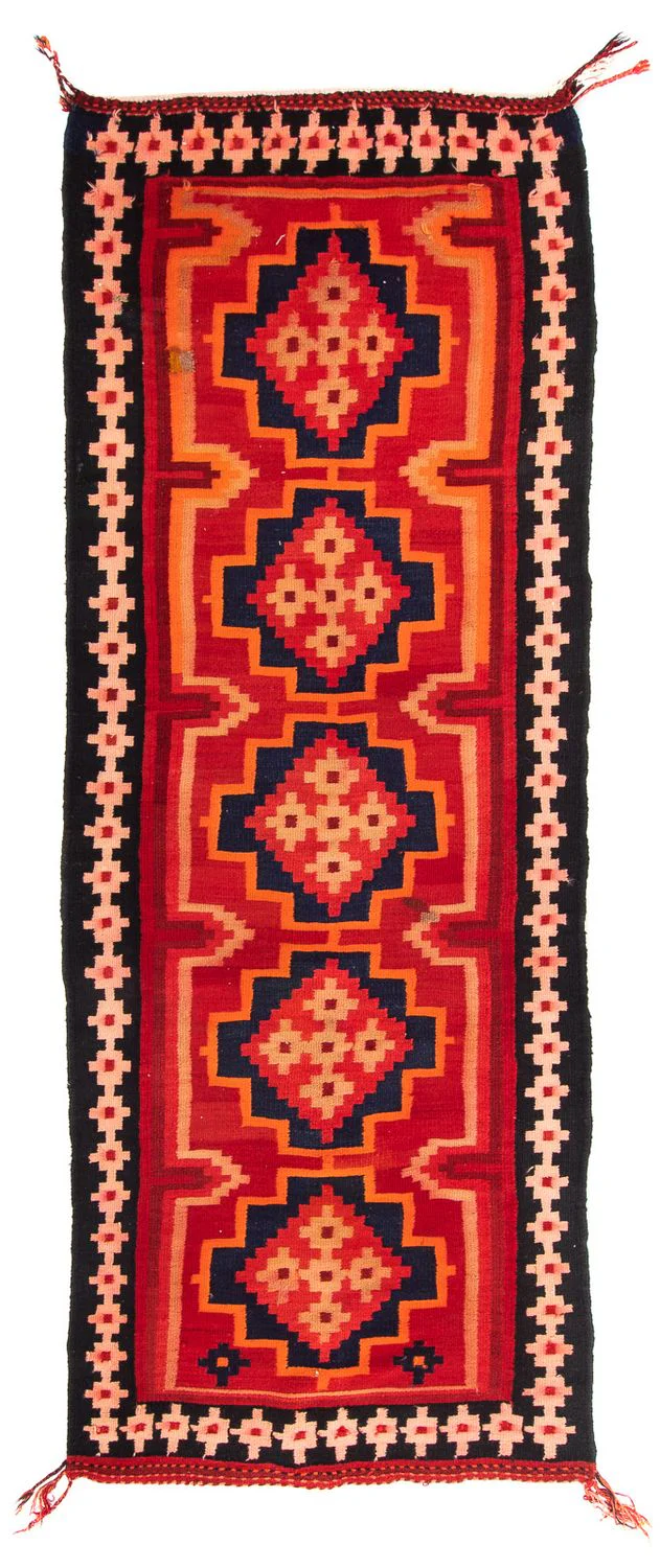Kelim Teppich - Old 285 x 100 cm - mehrfarbig