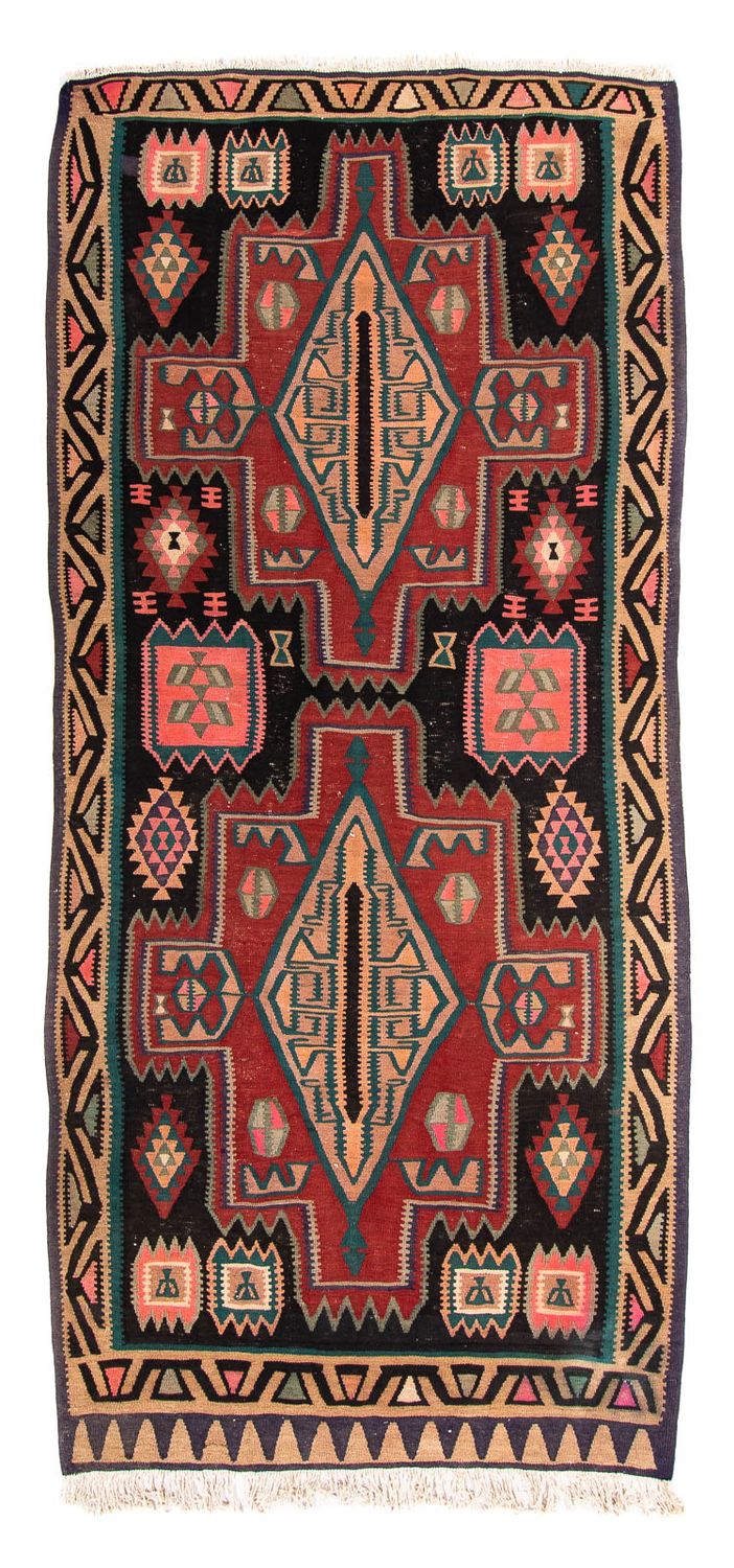 Kelim Teppich - Old 300 x 140 cm - mehrfarbig