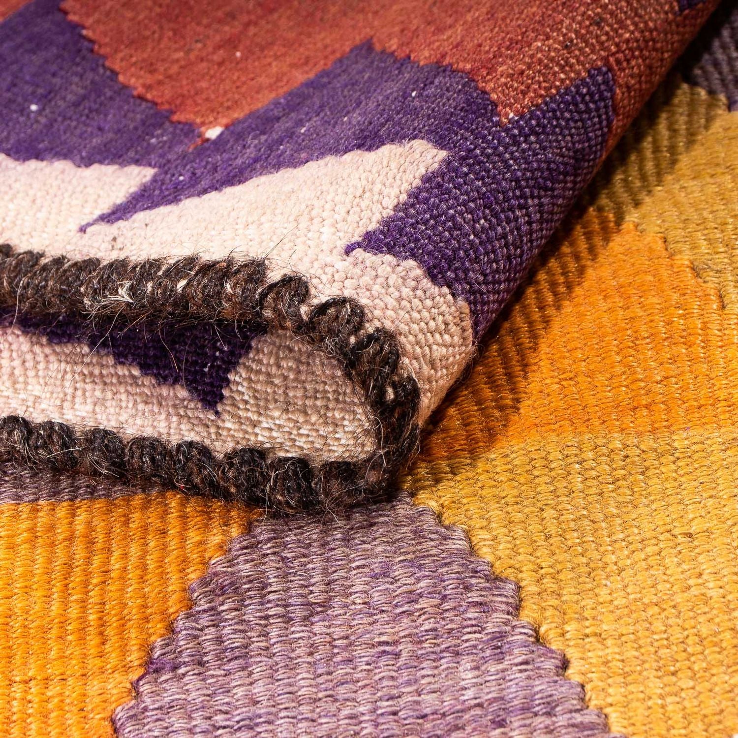 Kelim Teppich - Old 310 x 150 cm - mehrfarbig - Image 4