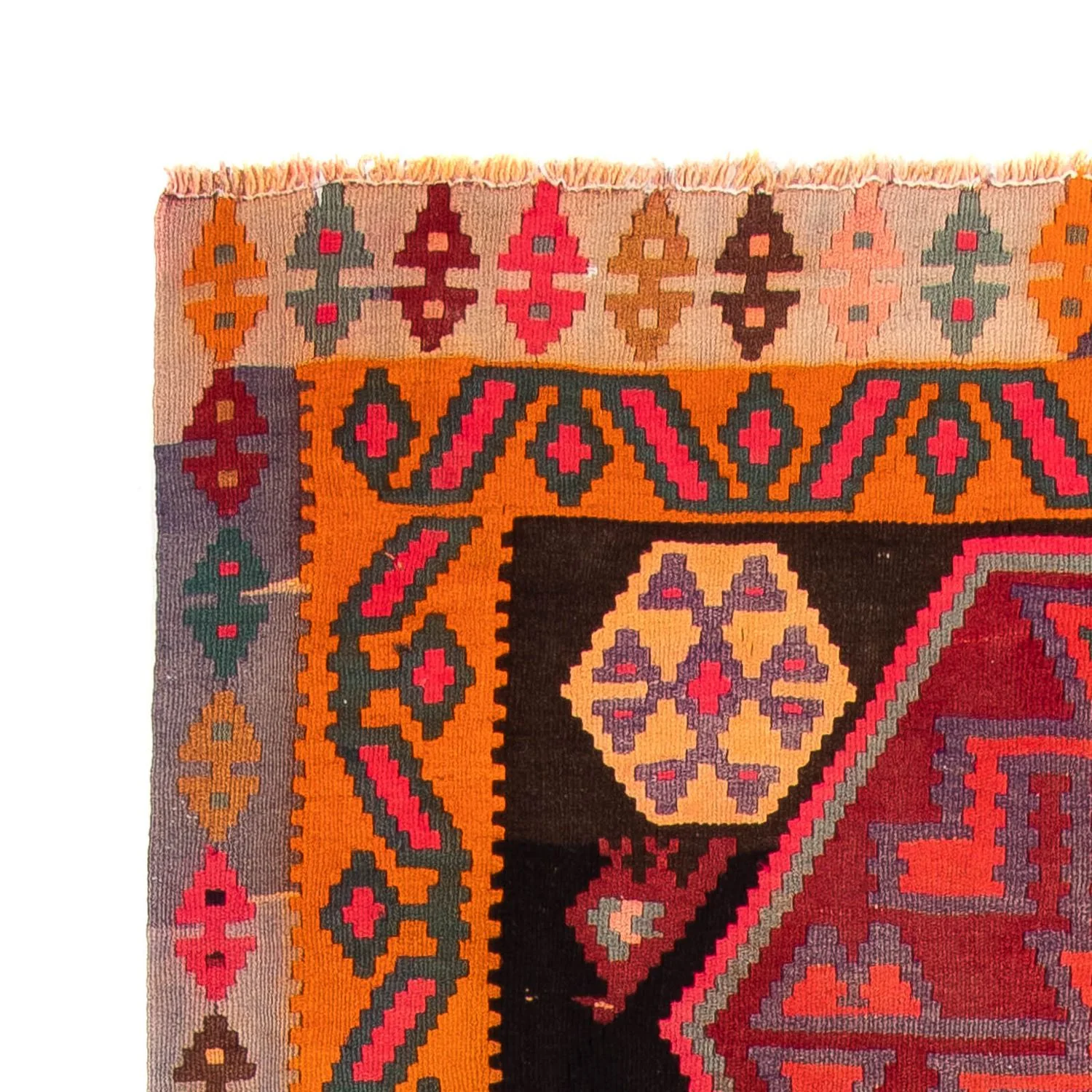 Kelim Teppich - Old 330 x 155 cm - mehrfarbig - Image 3
