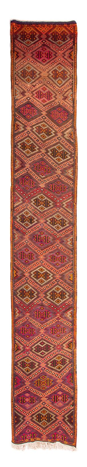 Kelim Teppich - Old 400 x 75 cm - mehrfarbig