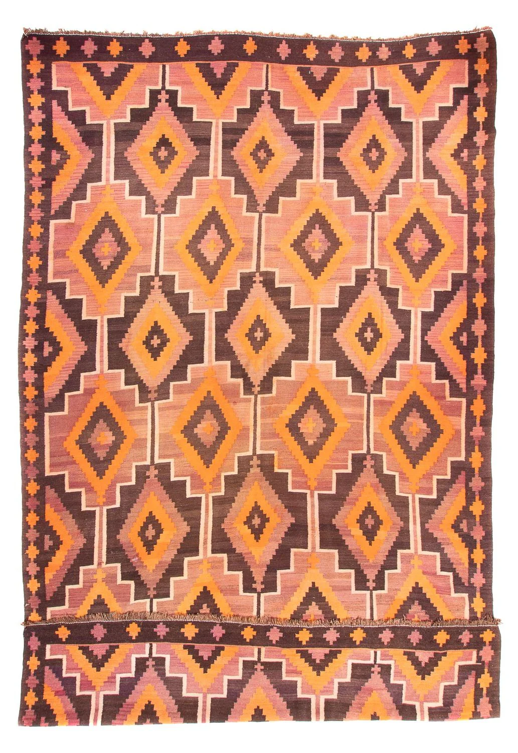 Kelim Teppich - Old - 460 x 280 cm - mehrfarbig