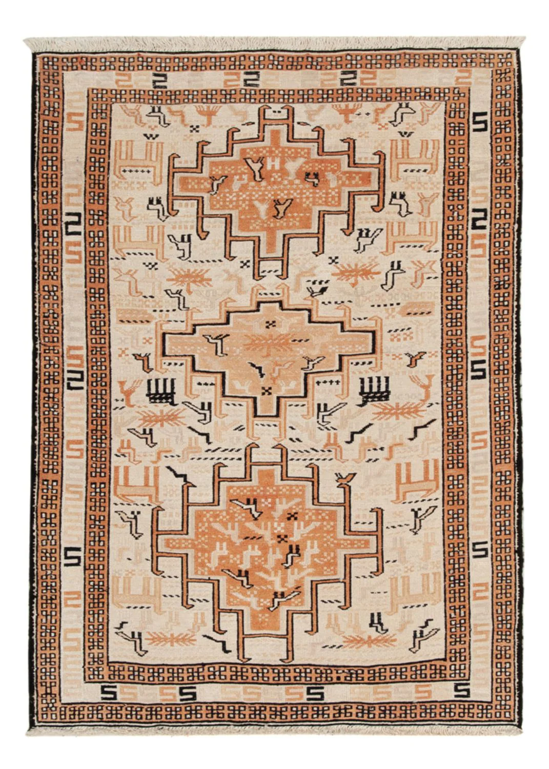 Kelim Seide Teppich 100x71cm